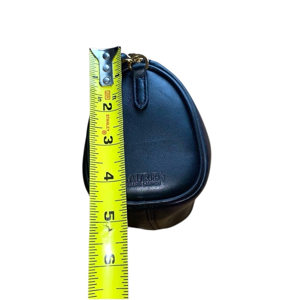 Lauren Ralph Lauren Black Crossbody Bag with Gold Hardware - Picture 11 of 15